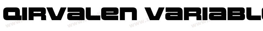 Qirvalen Variable Bl字体转换